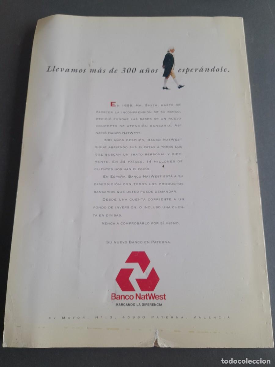 Otros art&iacute;culos de coleccionismo en papel: Programa festes a la mare de deu dagost, paterna 1994 - Foto 4
