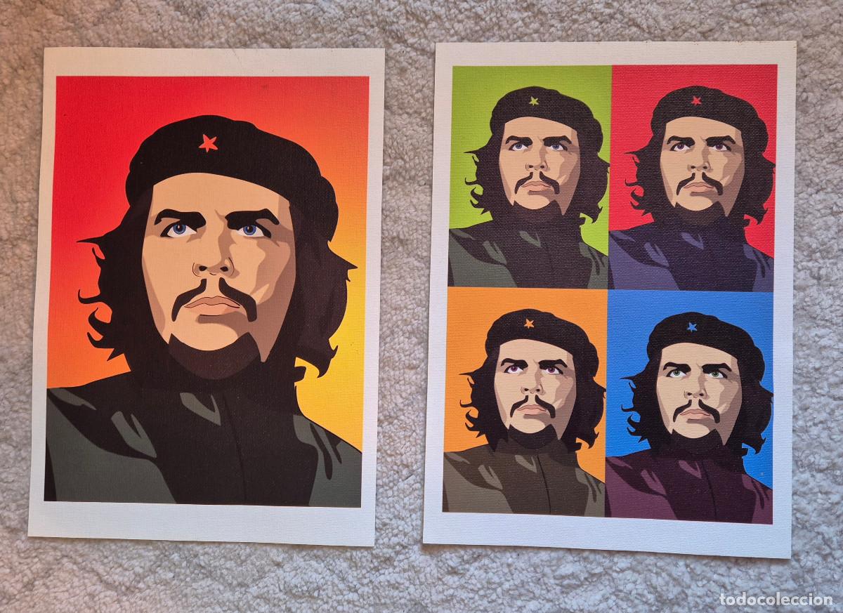 Otros art&iacute;culos de coleccionismo en papel: CUBA lote 2 canvas CHE GUEVARA