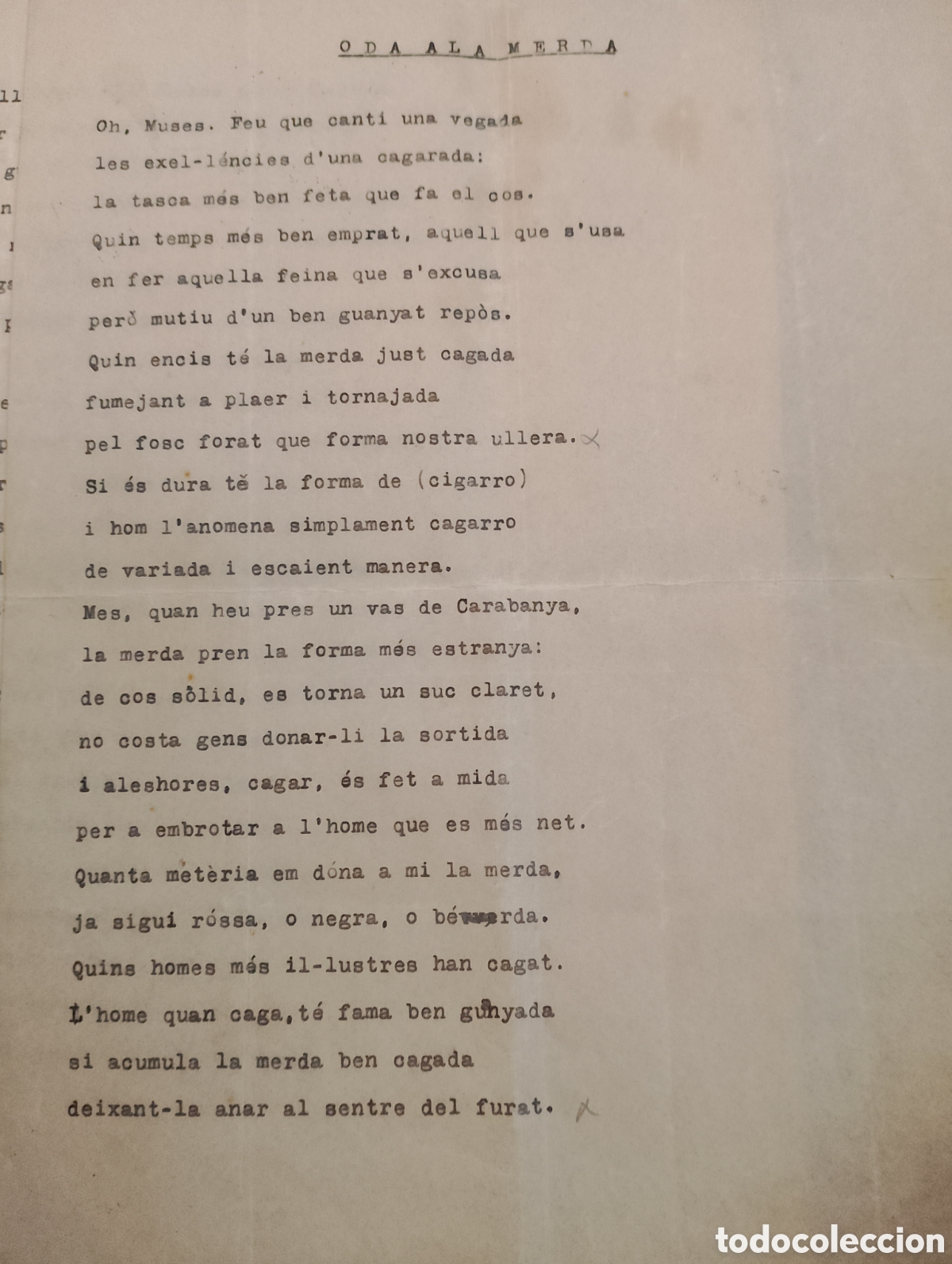 Collectionnisme Papier divers: 5 p&aacute;ginas de papel antiguo
