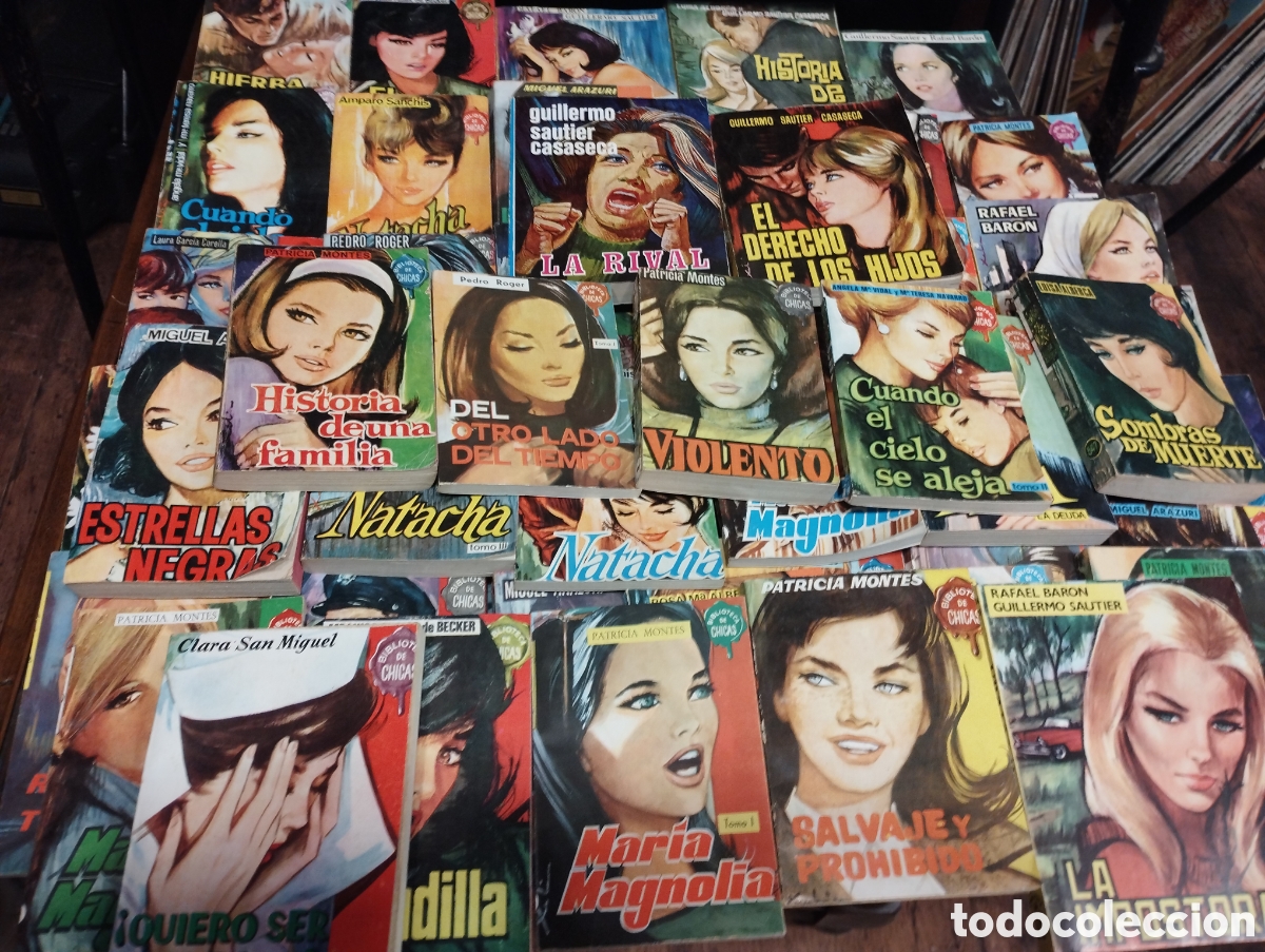 Otros art&iacute;culos de coleccionismo en papel: Lote de 54 novelas casi todas de biblioteca de chicas