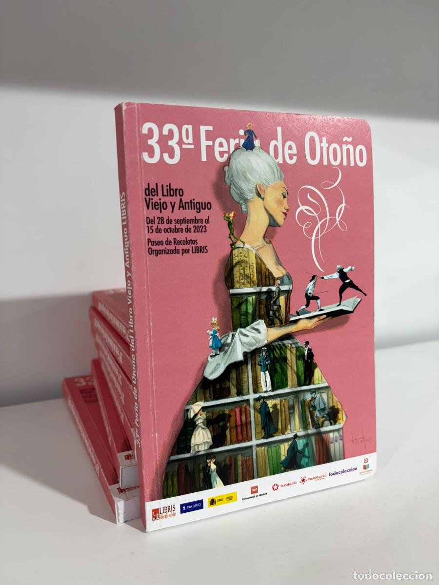 Otros art&iacute;culos de coleccionismo en papel: Libreta/Bloc/cuaderno de notas con espiral de la 33&ordf; edici&oacute;n de la Feria de oto&ntilde;o:12x18 cm. (A5)