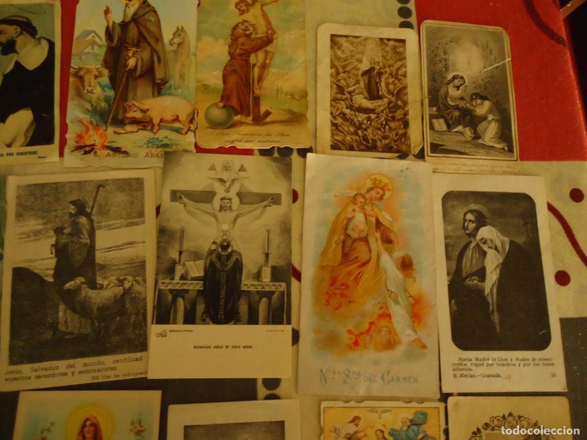 Otros art&iacute;culos de coleccionismo en papel: LOTE DE 17 ESTAMPAS RELIGIOSAS - Foto 2