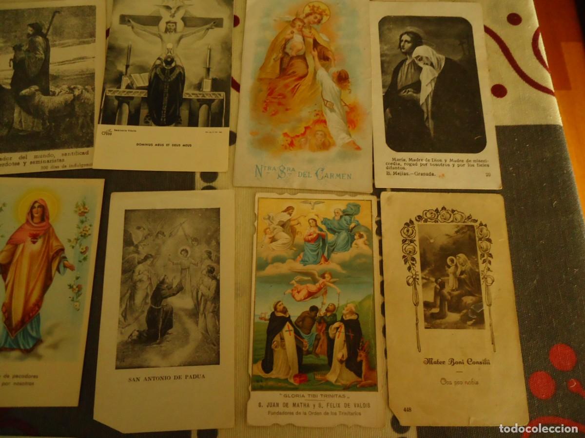 Otros art&iacute;culos de coleccionismo en papel: LOTE DE 17 ESTAMPAS RELIGIOSAS - Foto 3