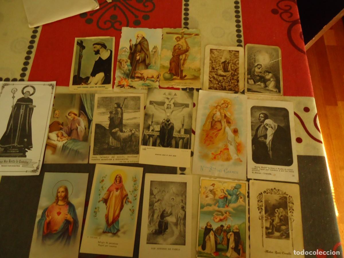 Otros art&iacute;culos de coleccionismo en papel: LOTE DE 17 ESTAMPAS RELIGIOSAS - Foto 5
