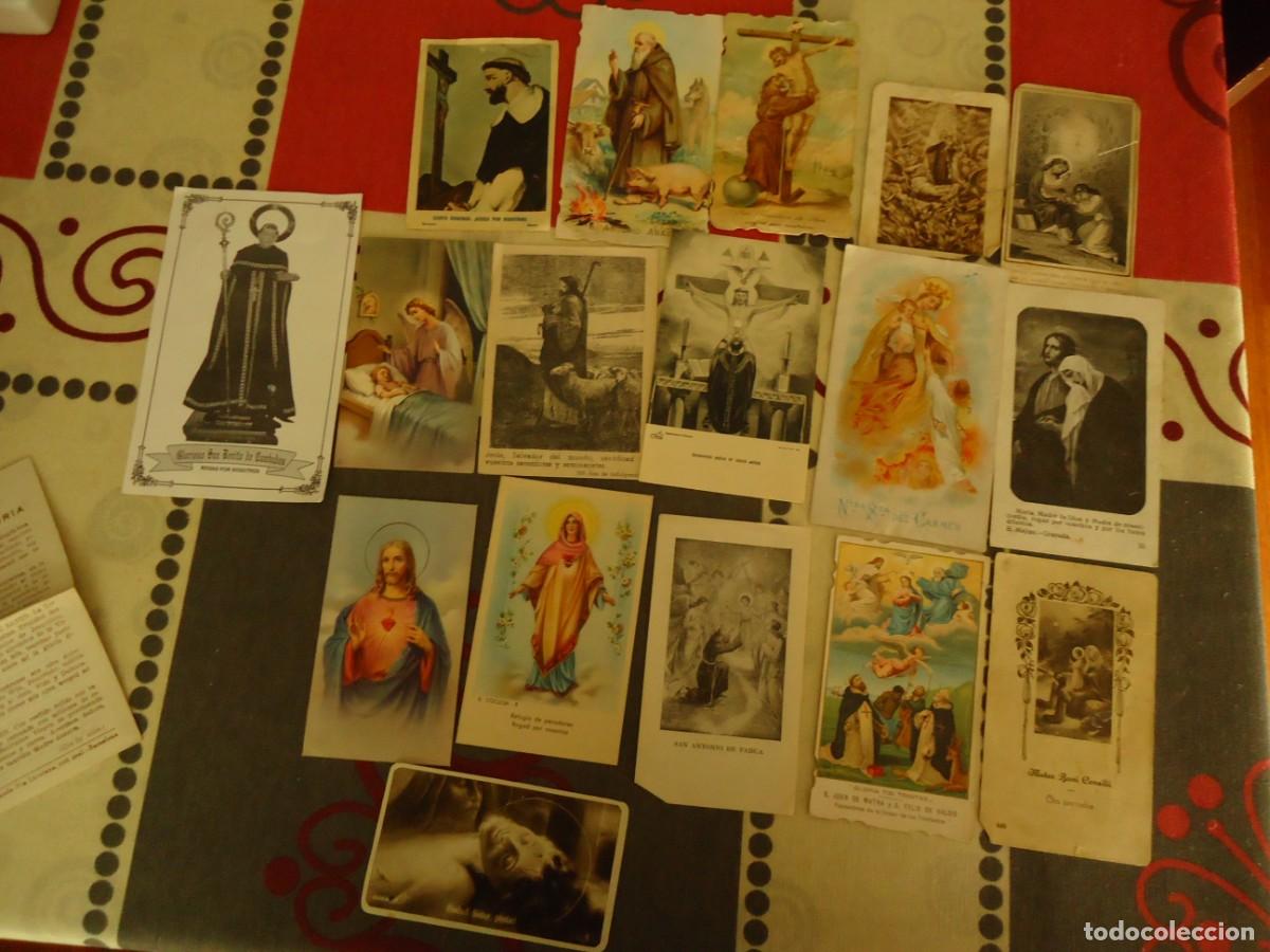 Otros art&iacute;culos de coleccionismo en papel: LOTE DE 17 ESTAMPAS RELIGIOSAS - Foto 6