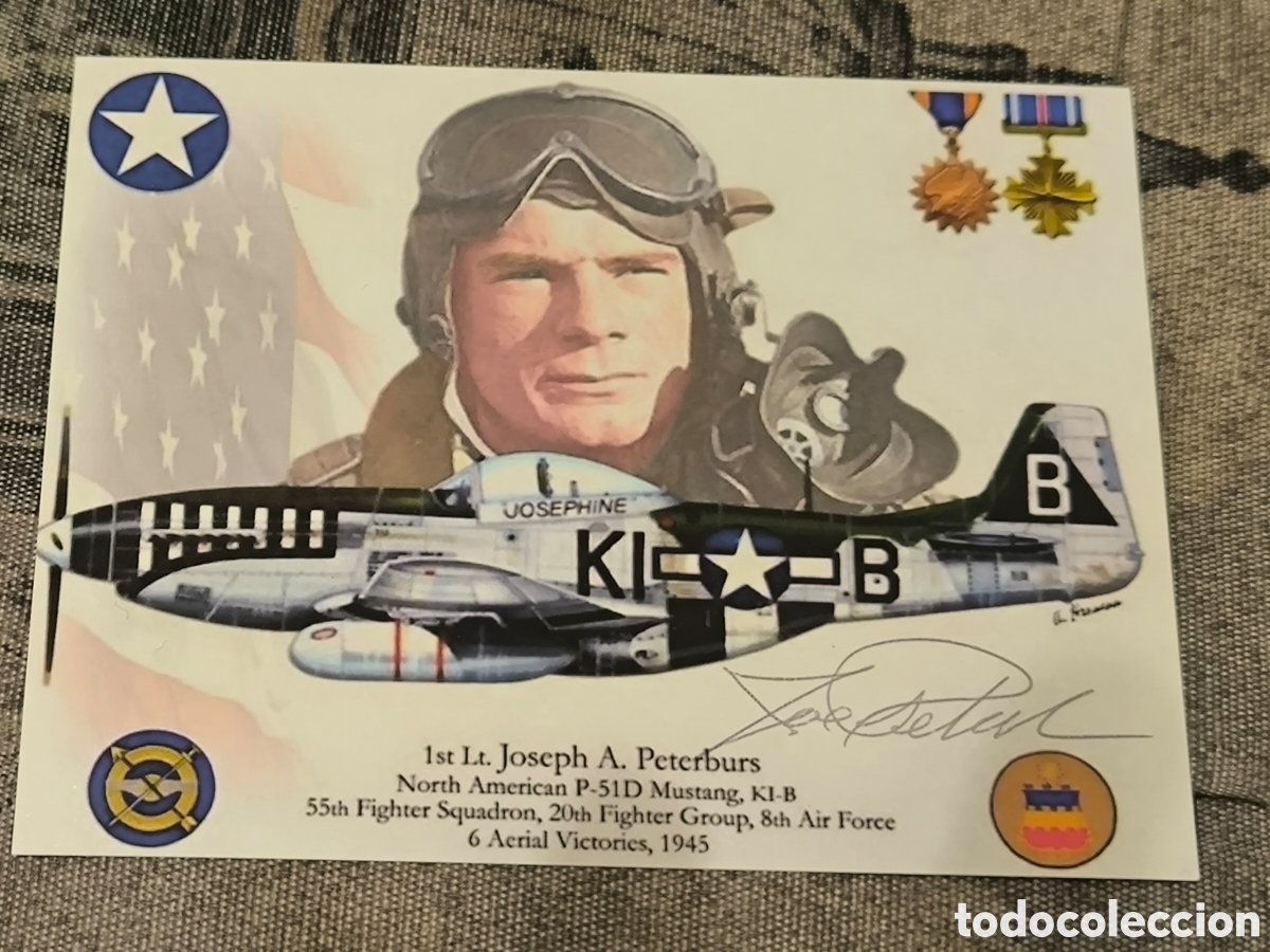 Otros art&iacute;culos de coleccionismo en papel: Autografo Joseph peterburs - Foto 1