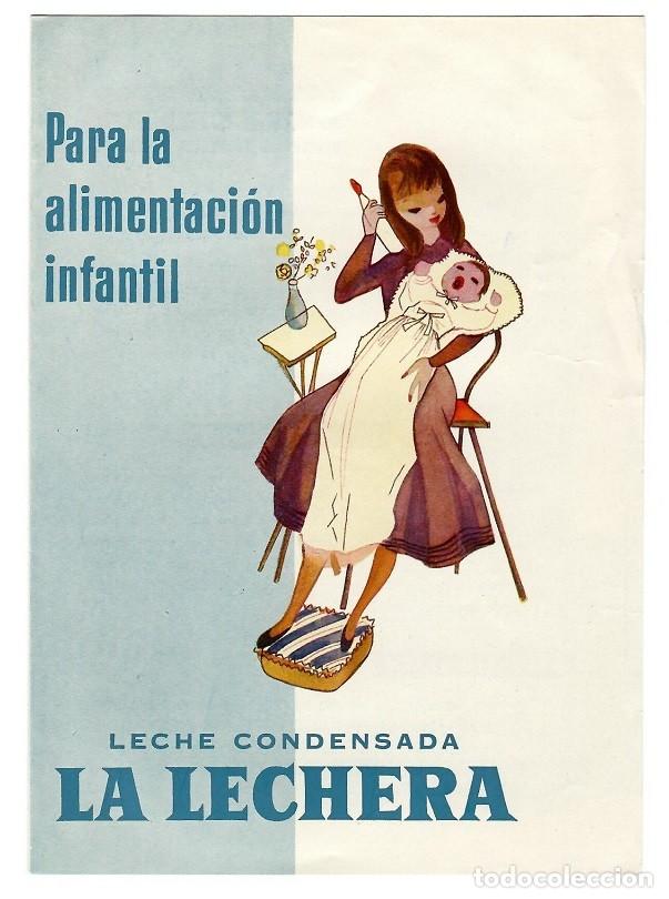 Altri oggetti di carta: Nestl&eacute; D&iacute;ptico farmacia escaso y antiguo - Para la alimentaci&oacute;n infantil Leche condensada La Lechera
