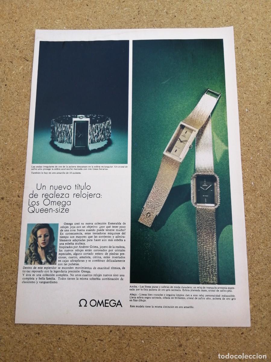 Otros art&iacute;culos de coleccionismo en papel: ANUNCIO. RELOJES OMEGA