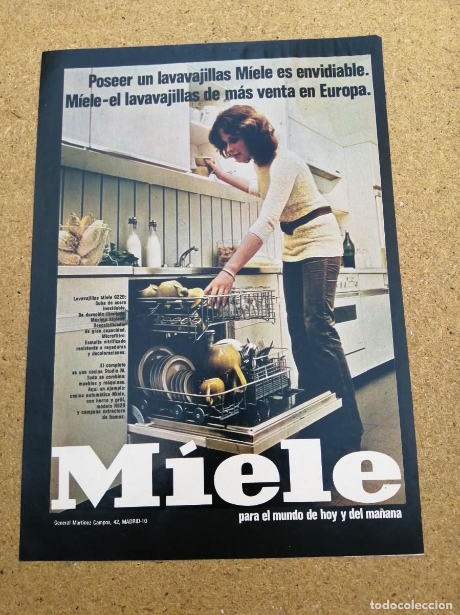 Otros art&iacute;culos de coleccionismo en papel: ANUNCIO. MIELE, PARA EL MUNDO DE HOY Y DEL MA&Ntilde;ANA