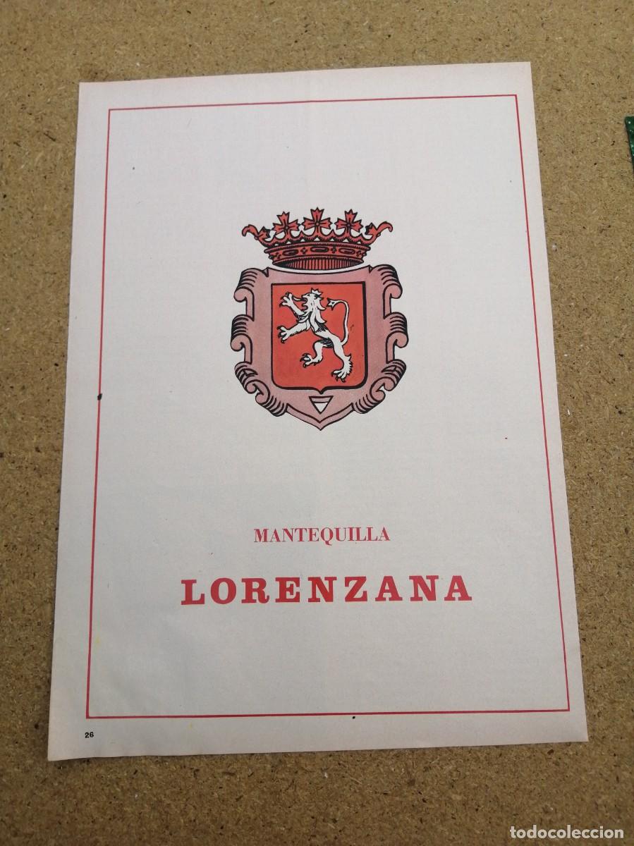 Otros art&iacute;culos de coleccionismo en papel: ANUNCIO. MANTEQUILLA LORENZANA - Foto 1