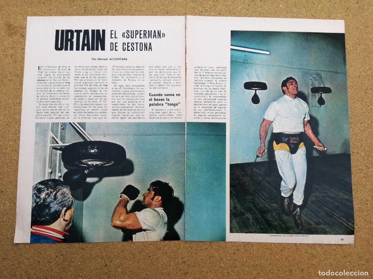 Otros art&iacute;culos de coleccionismo en papel: REPORTAJE. URTAIN, EL SUPERMAN DE CESTONA