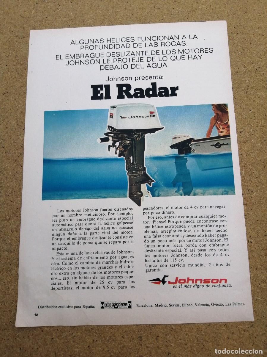 Otros art&iacute;culos de coleccionismo en papel: ANUNCIO. HELICES JOHNSON