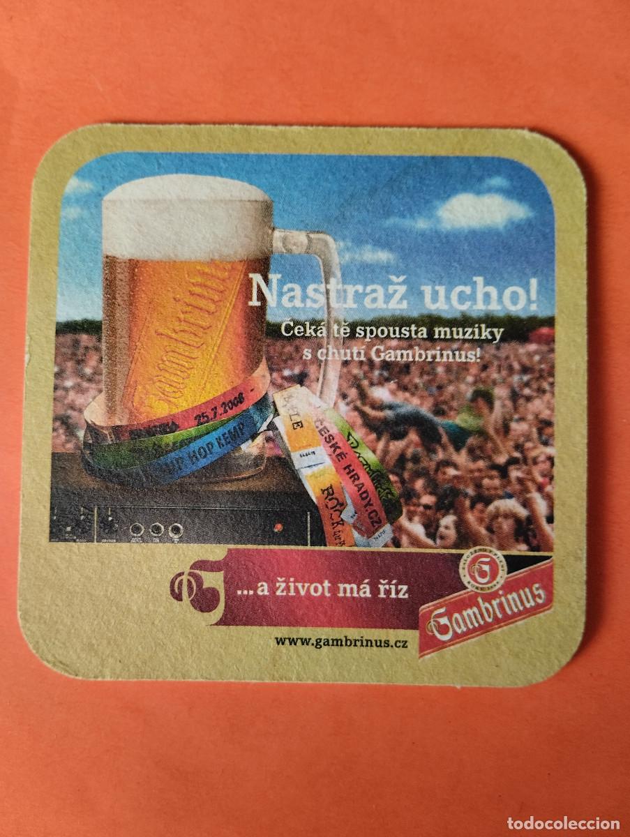 Altri oggetti di carta: KOO - POSAVASOS PUBLICIDAD CERVEZA GAMBRINUS