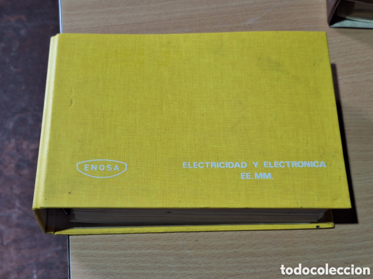 Otros art&iacute;culos de coleccionismo en papel: Archivador Electricidad y electr&oacute;nica . Enosa . Componentes . Hojas plastificadas