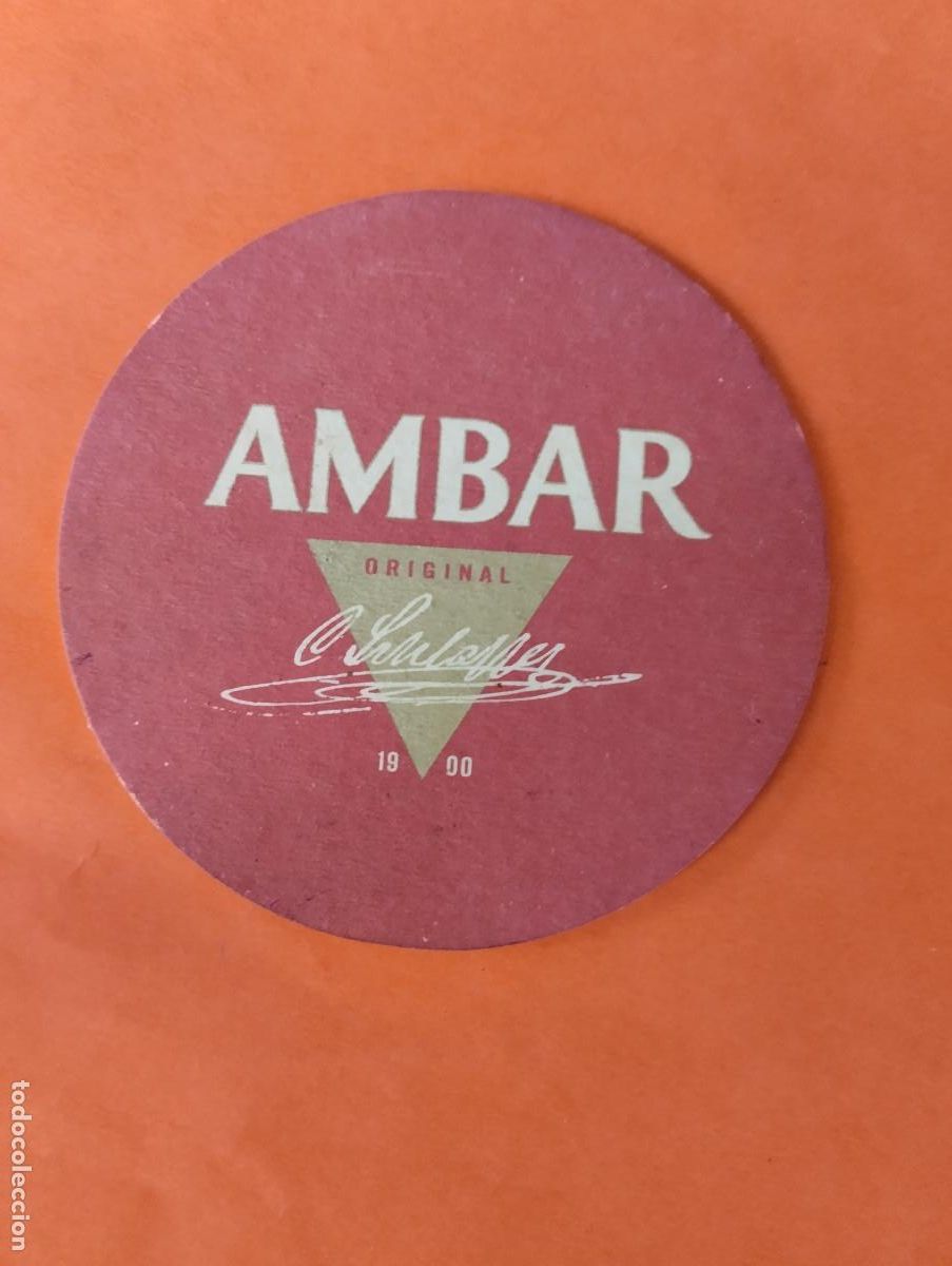 Paper Collecting Others: KOO - POSAVASOS CERVEZA AMBAR ORIGINAL 1900