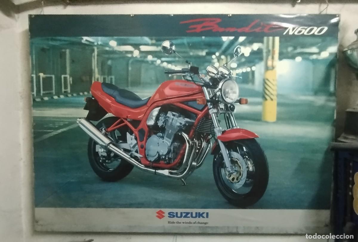 Otros art&iacute;culos de coleccionismo en papel: Poster Suzuki Bandit n600 original a&ntilde;os 90