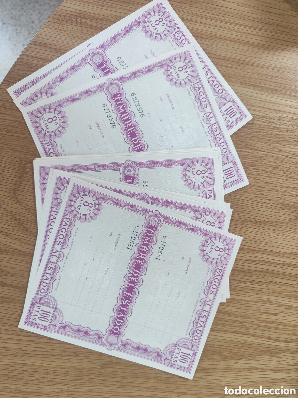 Otros art&iacute;culos de coleccionismo en papel: 10 PAGOS AL ESTADO 8&ordf; CLASE 100 PTS TIMBRE EN PERFECTO ESTADO SIN UTILIZAR