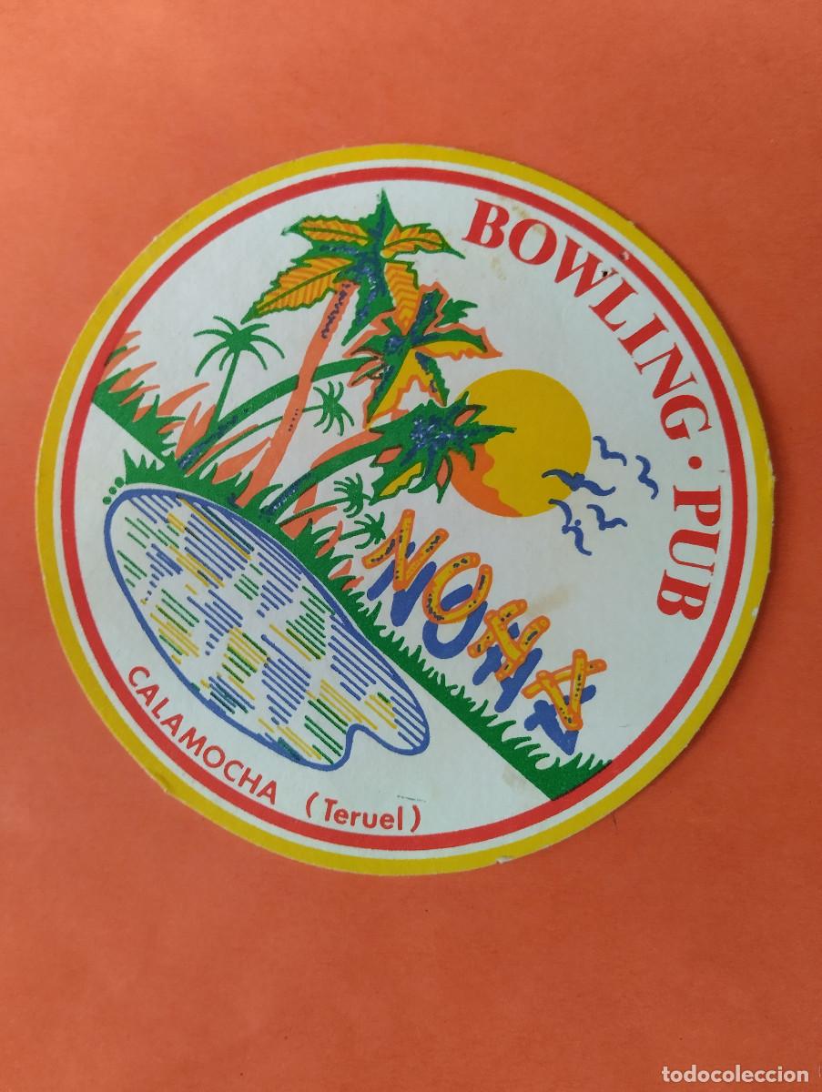 Altri oggetti di carta: KOO - POSAVASOS BOWLING PUB NOHA. CALAMOCHA TERUEL.