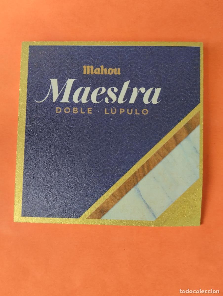 Outros artigos de papel: KOO - POSAVASOS CERVEZA MAHOU MAESTRA. DE MADERA.