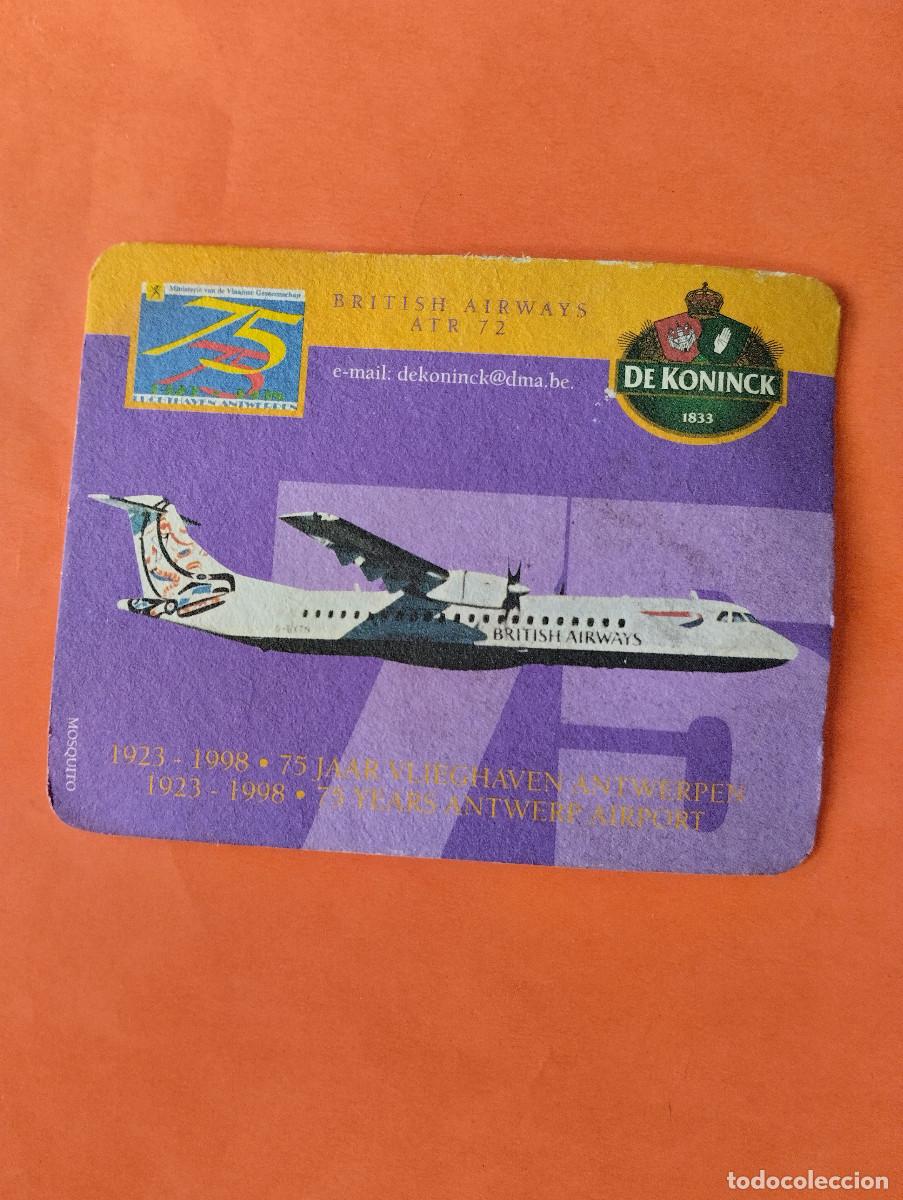 Collectionnisme Papier divers: KOO - POSAVASOS CERVEZA DKONICK AEROPUERTO AMBERES