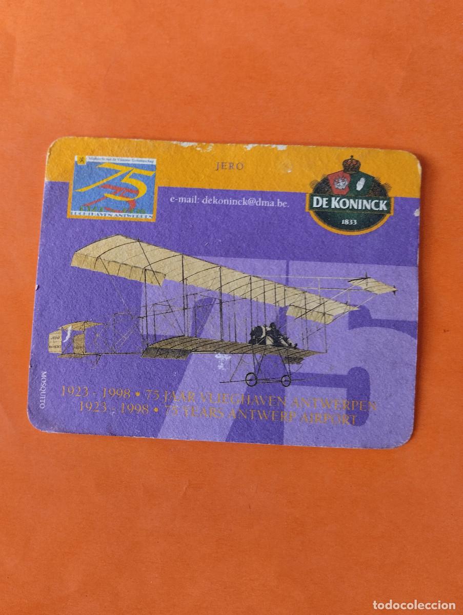Sammelleidenschaft Andere Papierartikel: KOO - POSAVASOS CERVEZA DKONICK AEROPUERTO AMBERES