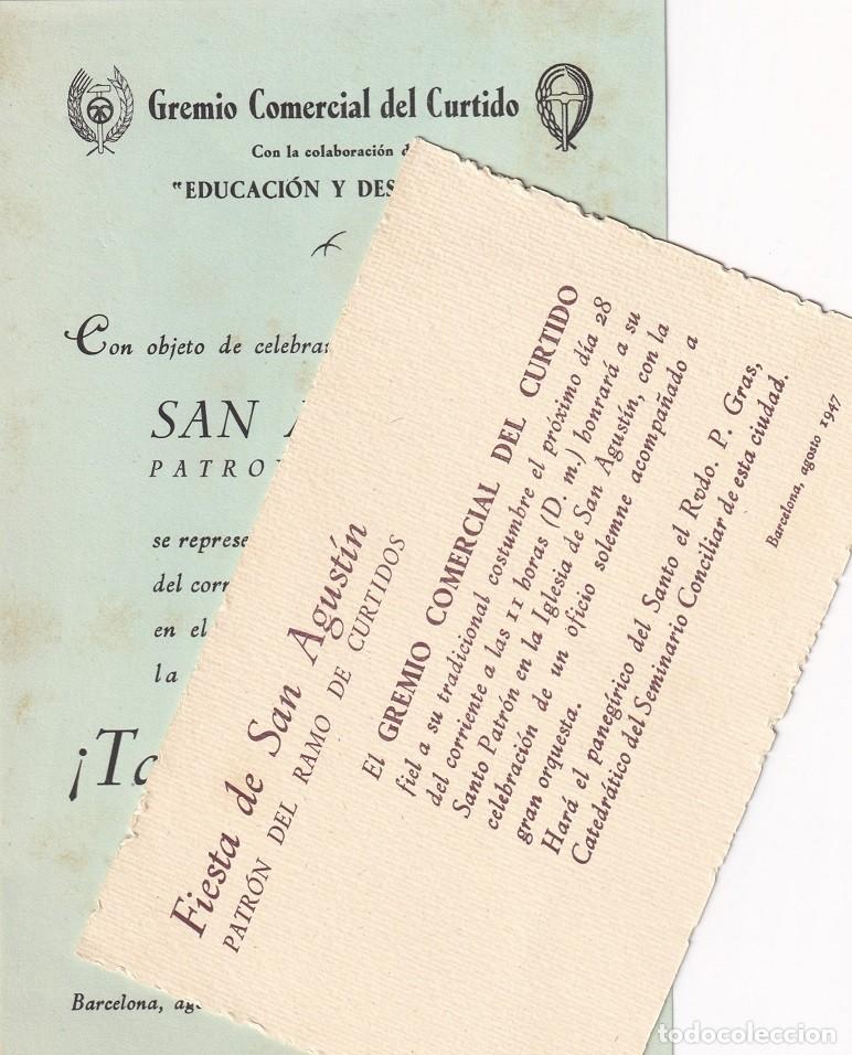 Altri oggetti di carta: 1947 / Gremio Comercial del Curtido - Fiesta de San Agust&iacute;n / Teatro &iexcl;Taxi&hellip; al C&oacute;mico!