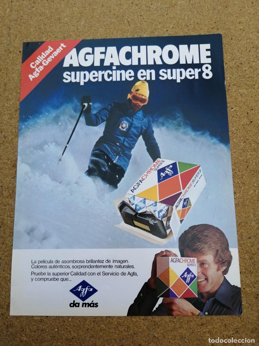 Otros art&iacute;culos de coleccionismo en papel: ANUNCIO. AGFACHROME SUPERCINE EN 8m/m