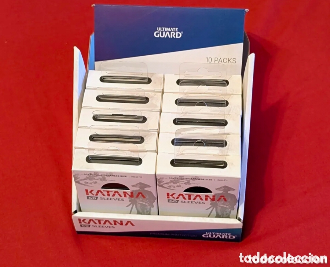 Otros art&iacute;culos de coleccionismo en papel: Ultimate Guard Katana Sleeves Japanese Size - Caja Display 10 Packs (600 Fundas)