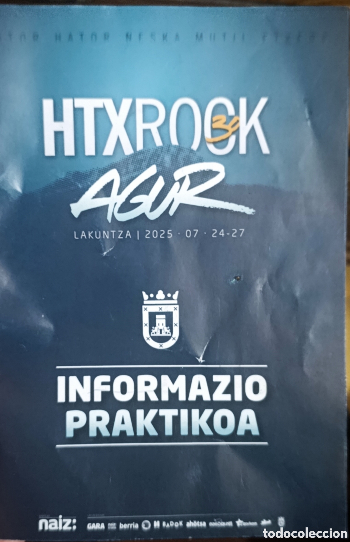 Otros art&iacute;culos de coleccionismo en papel: Folleto / Gu&iacute;a Oficial Hatortxu Rock 28 - HTXRock Agur (Lakuntza 2025) - Edici&oacute;n de Despedida