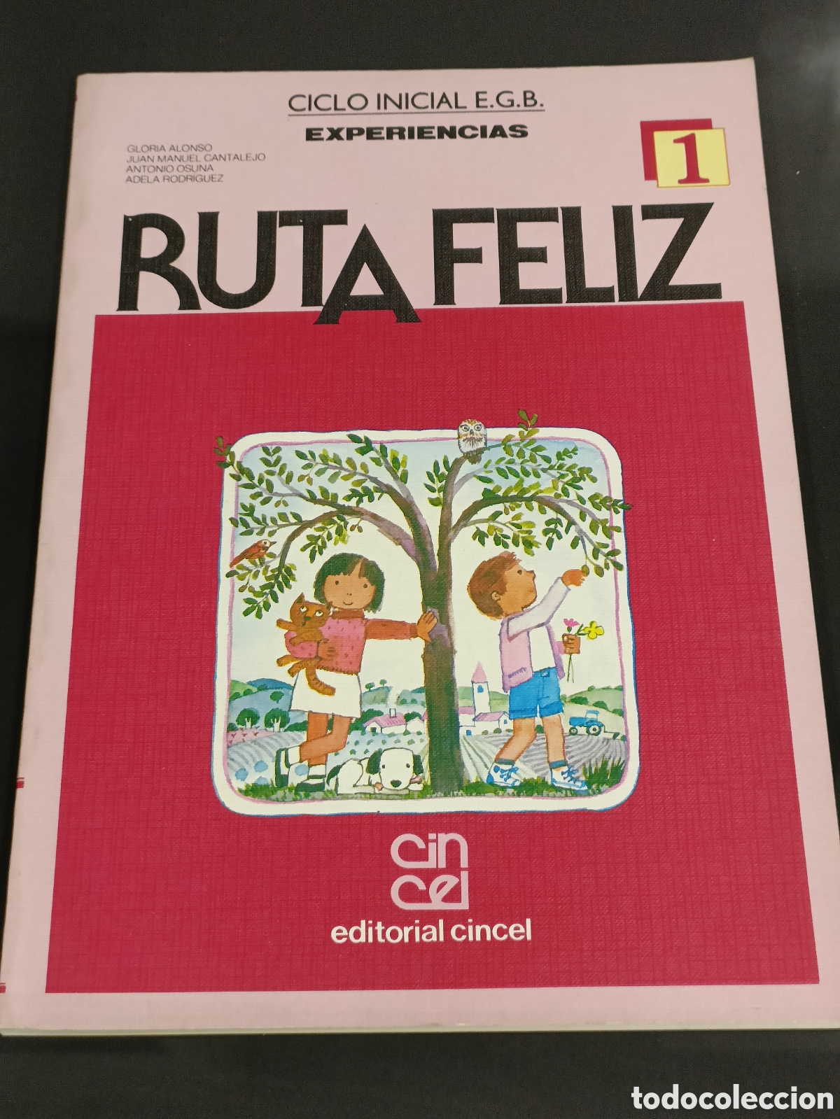 Otros art&iacute;culos de coleccionismo en papel: Vintage libro texto Ruta Feliz 1 (Experiencias) Cincel E.G.B