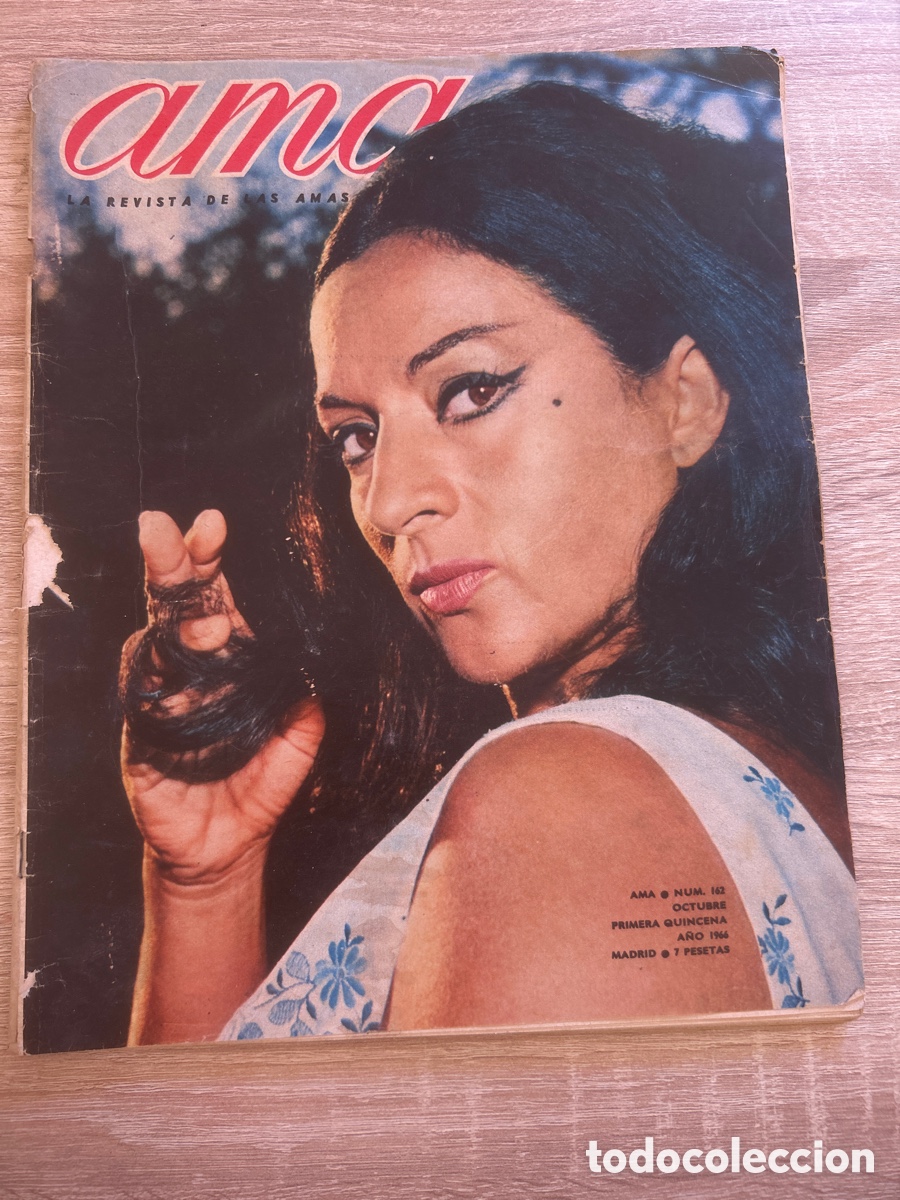 Sammelleidenschaft Andere Papierartikel: Revista ama n&uacute;m 162 a&ntilde;o 1966 Lola flores
