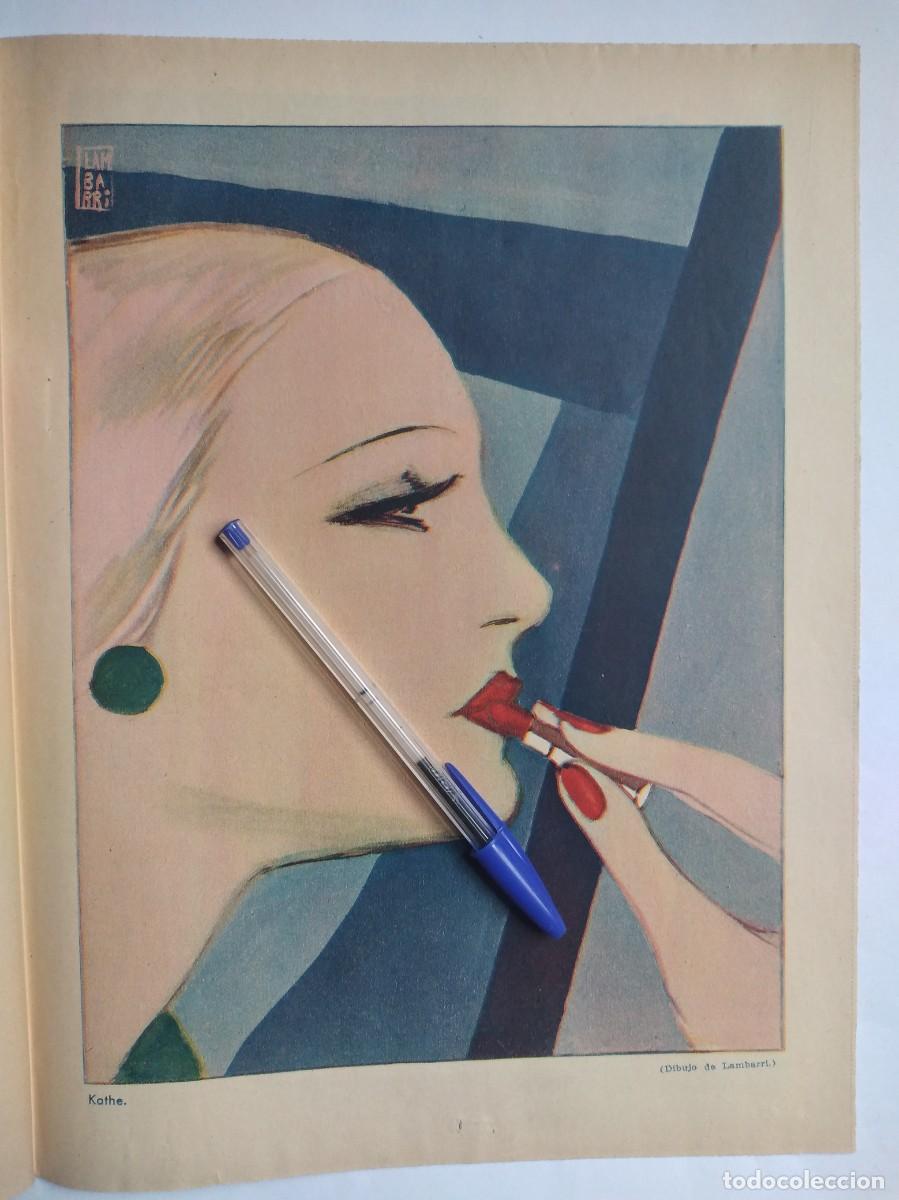 Otros art&iacute;culos de coleccionismo en papel: MANUEL DE LAMBARRI BURGOS VALLE DE GORDEJUELA KATHE DIBUJO HOJA DE PRENSA A&Ntilde;O 1935