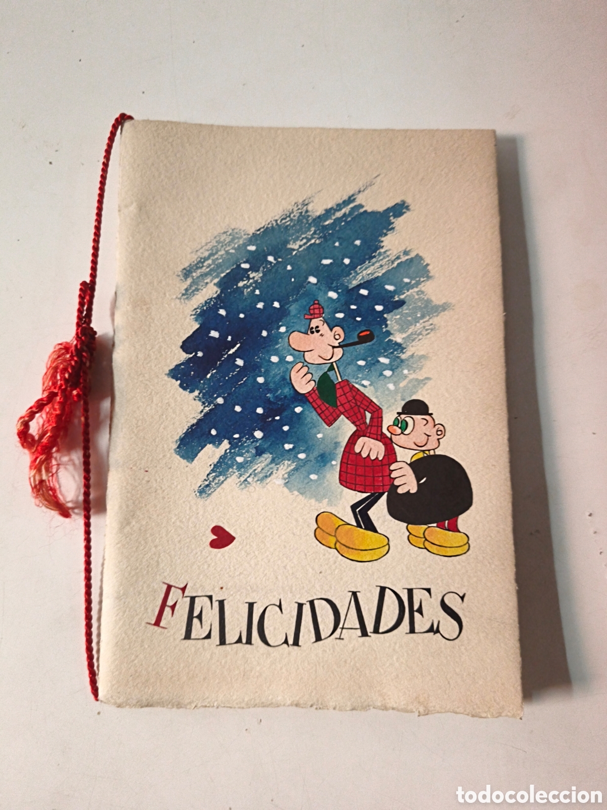 Sammelleidenschaft Andere Papierartikel: Tarjeta de Felicidades Navidad