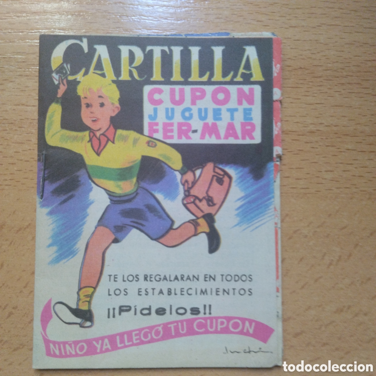 Paper Collecting Others: KOO - Cartilla Cup&oacute;n Juguete Fer-mar Imprenta Litograf&iacute;a Velasco