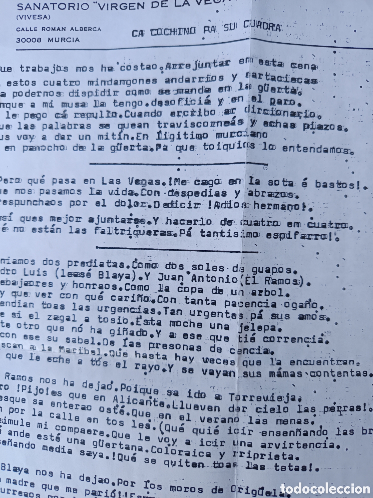 Otros art&iacute;culos de coleccionismo en papel: Canci&oacute;n de la huerta a maquina Ca Cochino pa su cuadra
