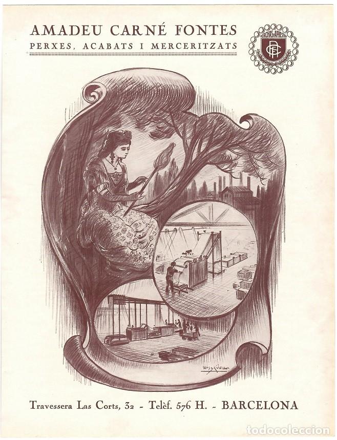 Paper Collecting Others: Publicidad - Perchas y aprestos / Amadeu Carn&eacute; Fontes - Perxes, acabats i merceritzats