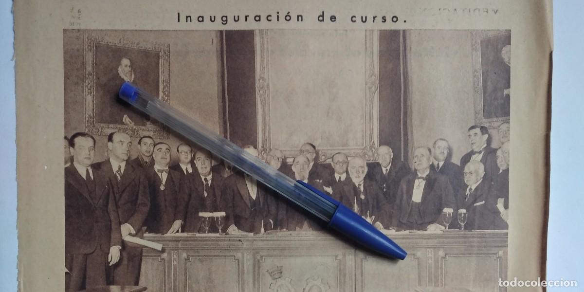 Otros art&iacute;culos de coleccionismo en papel: REAL ACADEMIA NACIONAL DE MEDICINA INAUGURACI&Oacute;N CURSO SECRETARIO DR. MARISCAL DIAZ DEL VILLAR 1935