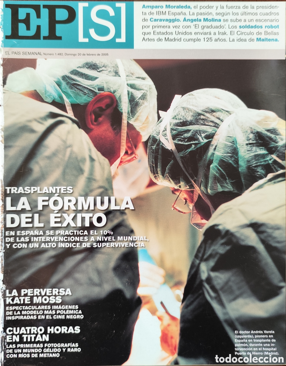 Paper Collecting Others: &Aacute;NGELA MOLINA. EL PA&Iacute;S SEMANAL N&deg;1482. FECHA 20/02/2005