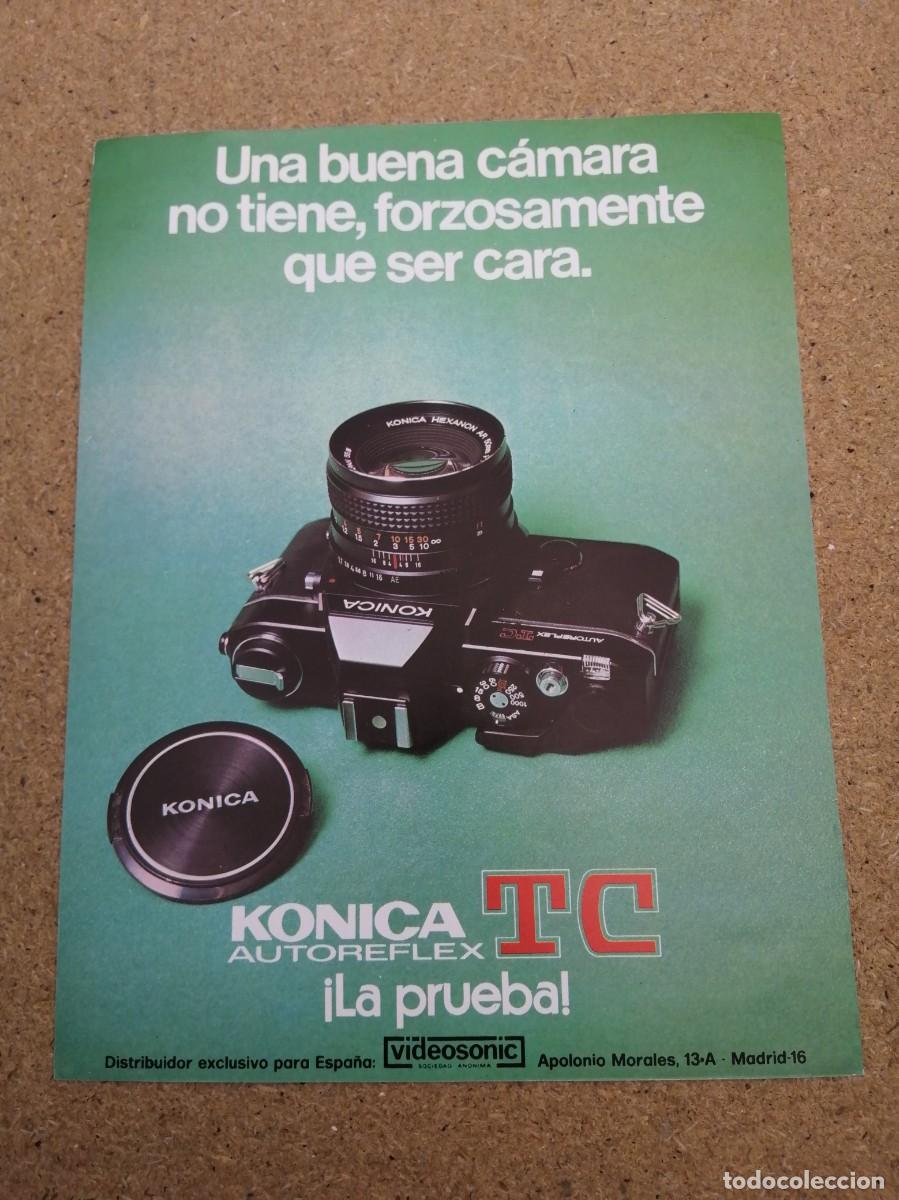 Otros art&iacute;culos de coleccionismo en papel: ANUNCIO. CAMARA FOTOGRAFICA KONICA TC