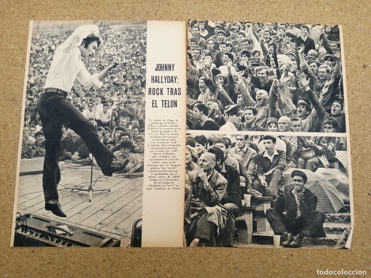 Otros art&iacute;culos de coleccionismo en papel: REPORTAJE. JOHNNY HALLYDAY TRAS EL TELON
