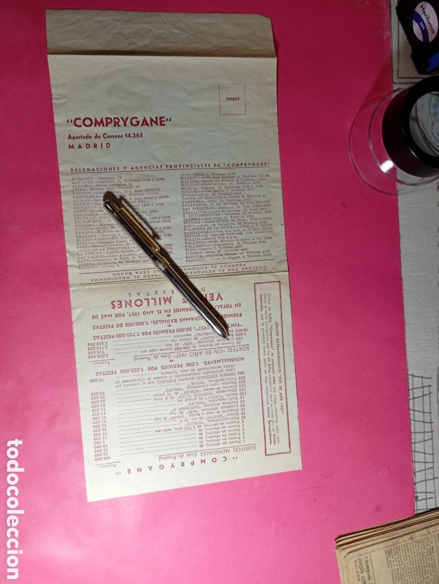 Otros art&iacute;culos de coleccionismo en papel: MADRID PASQUIN PARA CUPONES SELLOS DE ''COMPRYGANE''
