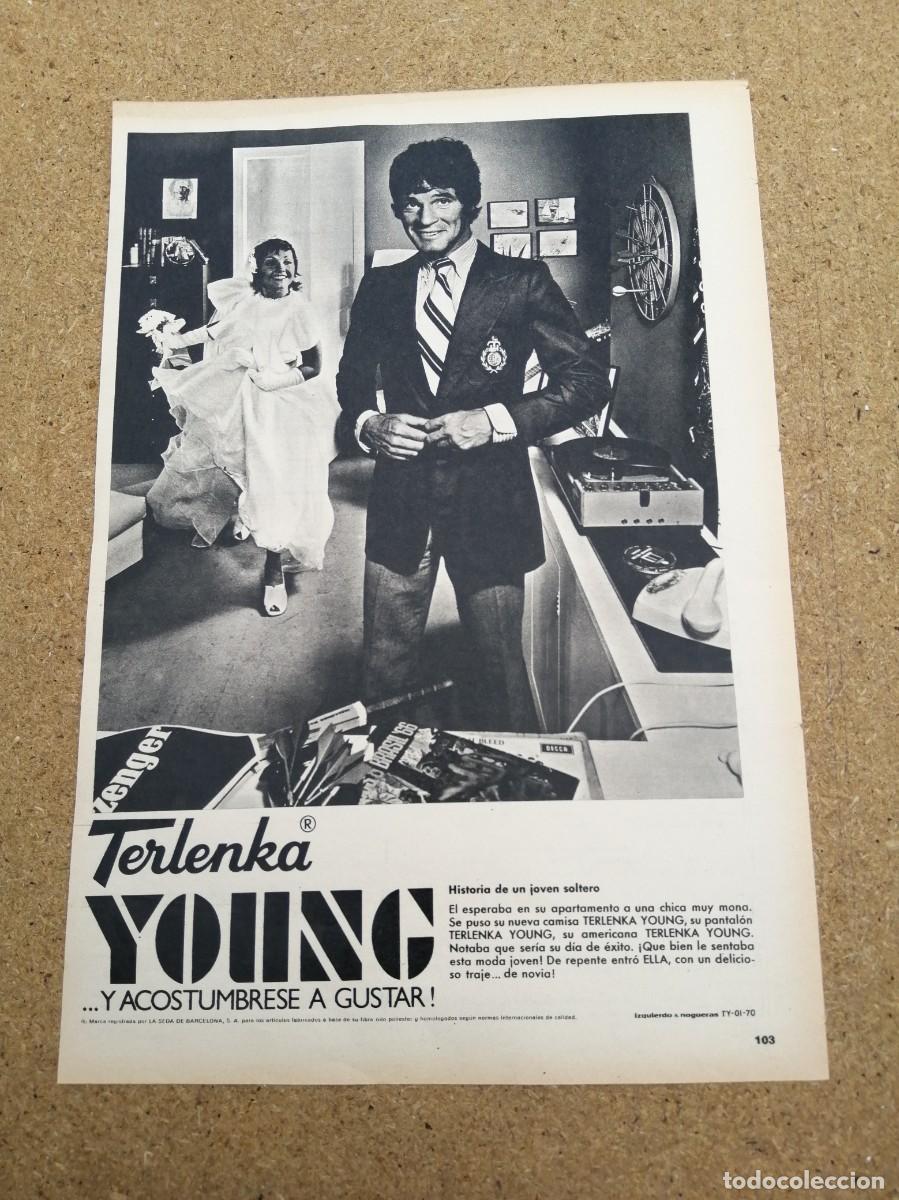 Otros art&iacute;culos de coleccionismo en papel: ANUNCIO. TERLENKA YOUNG - Foto 1