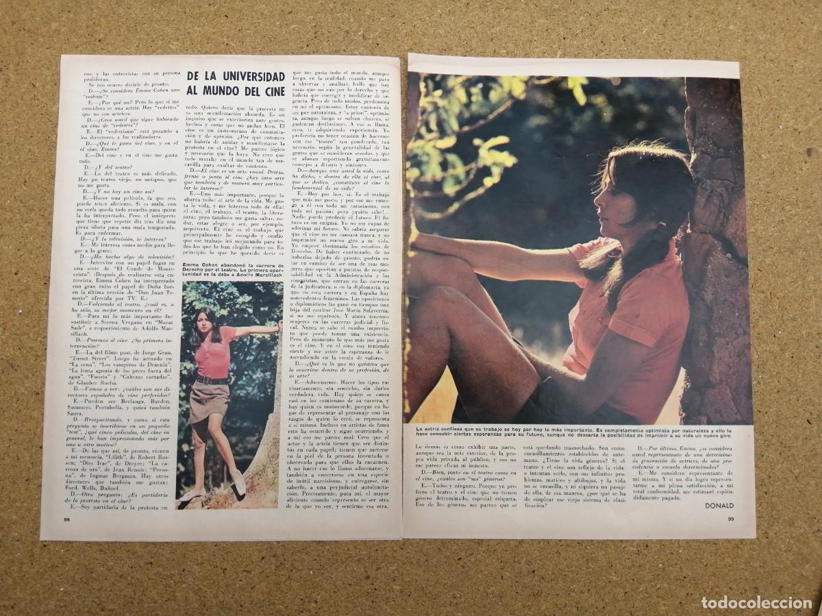 Otros art&iacute;culos de coleccionismo en papel: REPORTAJE. EMMA COHEN - Foto 2