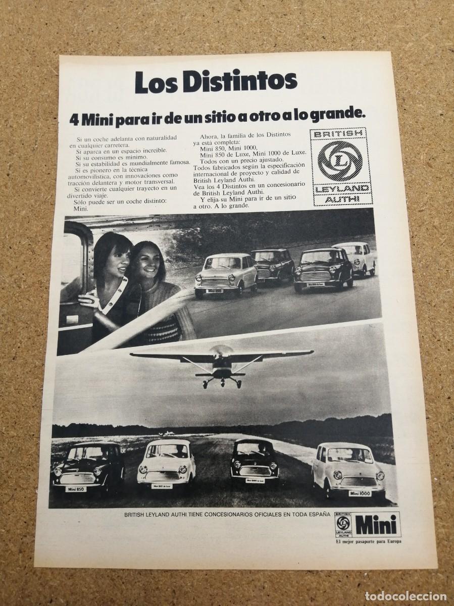 Otros art&iacute;culos de coleccionismo en papel: ANUNCIO. MINI, LOS DISTINTOS