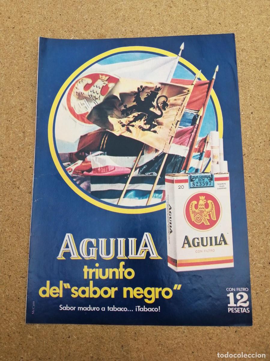 Otros art&iacute;culos de coleccionismo en papel: ANUNCIO. CIGARRILLOS AGUILA