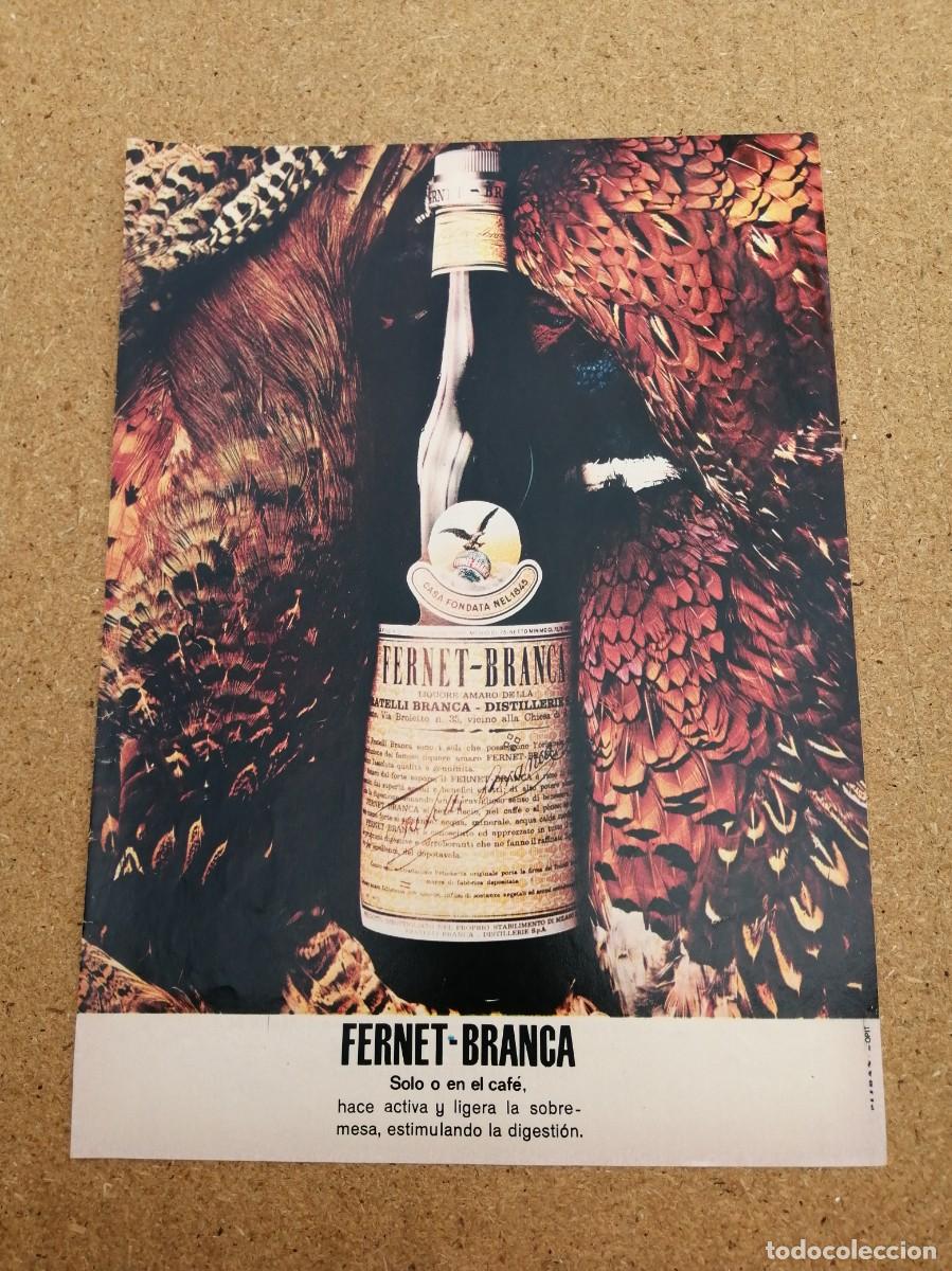Otros art&iacute;culos de coleccionismo en papel: ANUNCIO. DIGESTIVO FERNET BRANCA