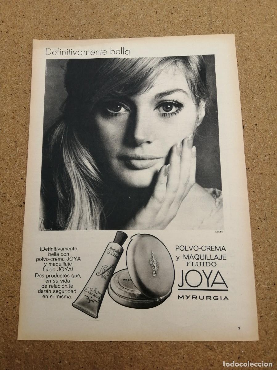 Otros art&iacute;culos de coleccionismo en papel: ANUNCIO. POLVO CREMA JOYA, DE MYRURGIA