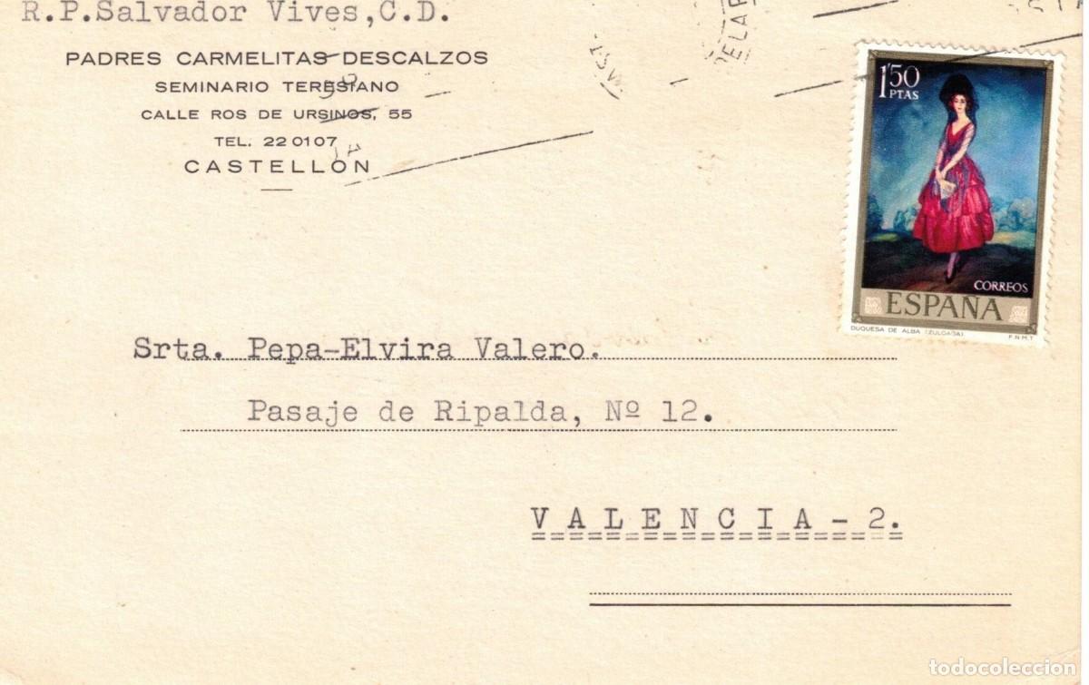 Paper Collecting Others: :::: LC390 - PADRES CARMELITAS DESCALZON - VALENCIA 1972