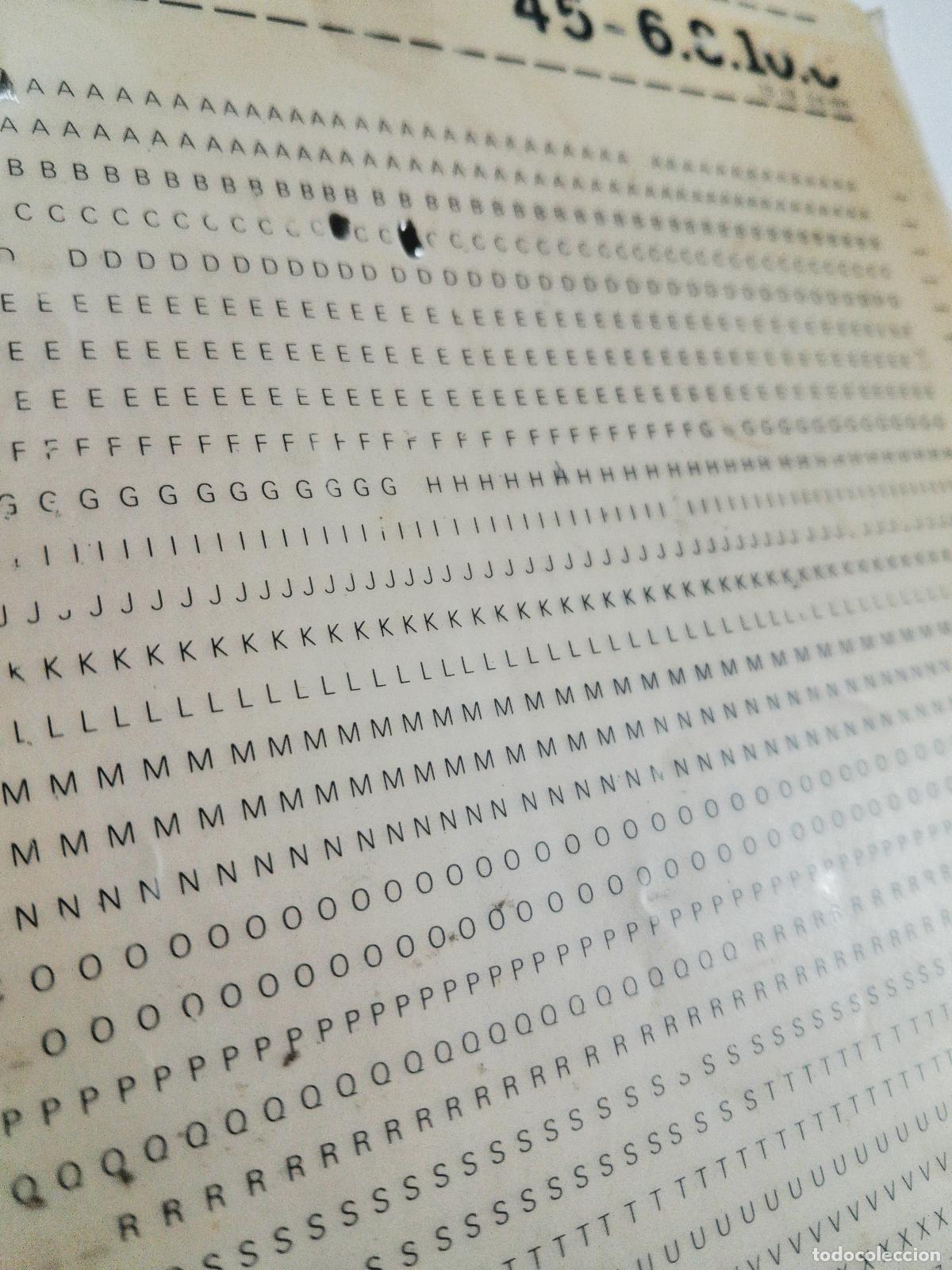 Otros art&iacute;culos de coleccionismo en papel: MECANORMA letter-press 2.4mm