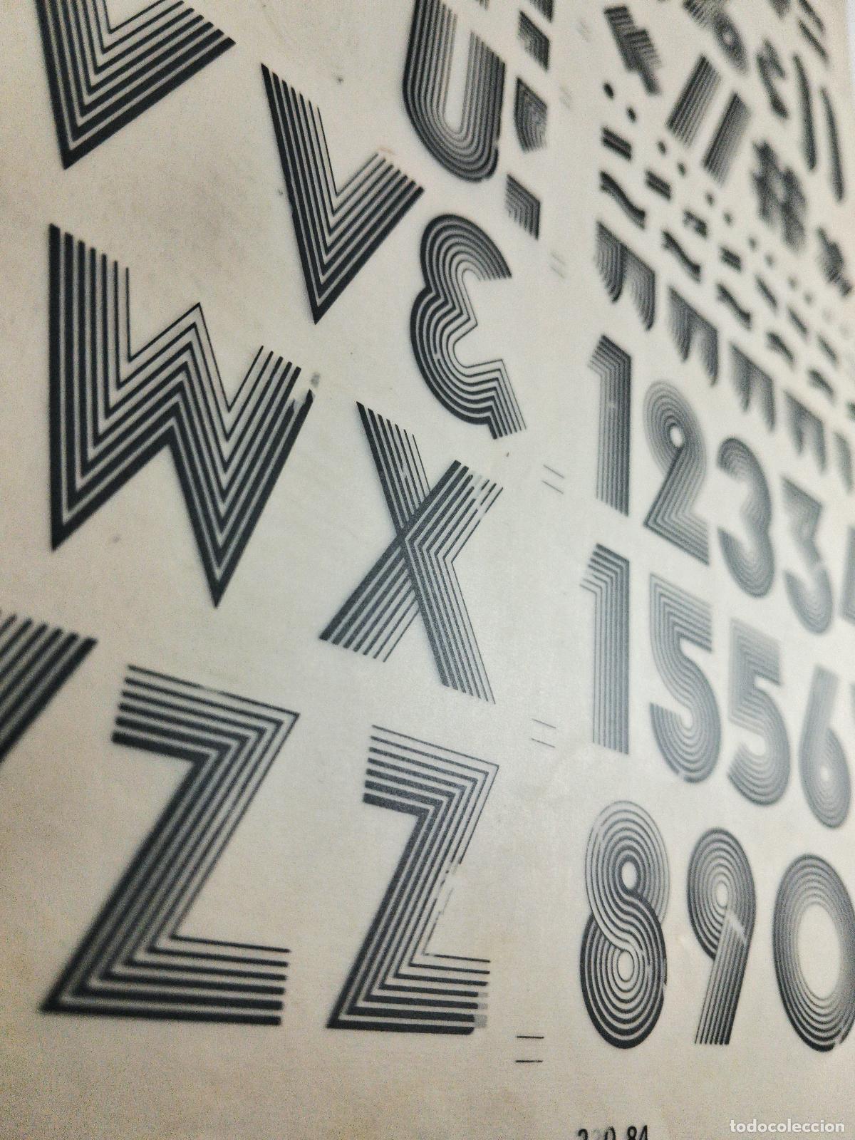 Otros art&iacute;culos de coleccionismo en papel: 4 MECANORMA - Akilines letter-press